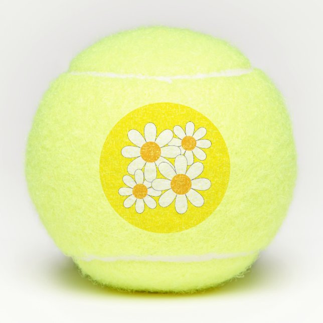 Pelotas De Tenis Bright and Bold Daisy (Anverso)