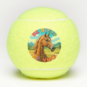 Pelotas De Tenis Caballo con cita motivacional