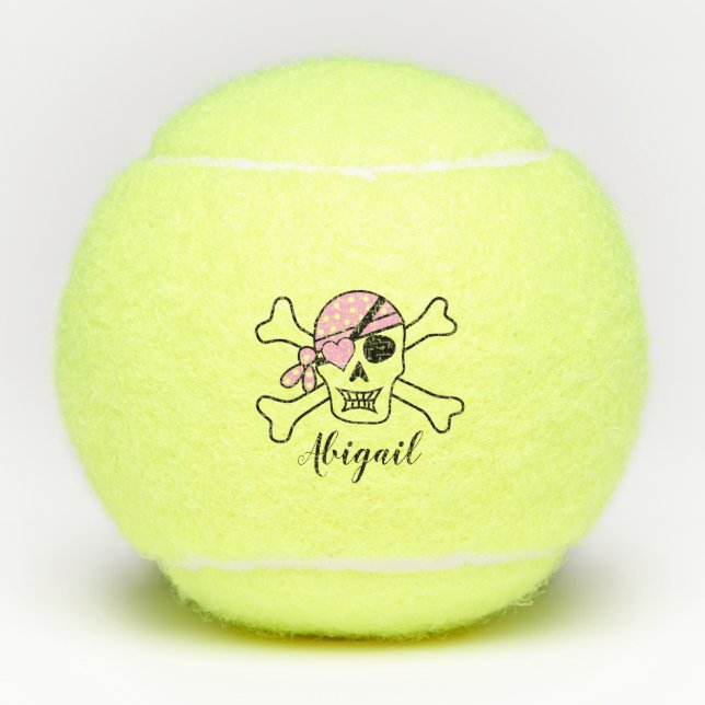 Pelotas De Tenis Calavera (Anverso)