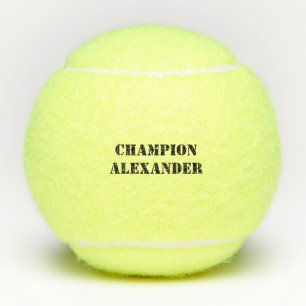 Pelotas De Tenis Campeón con nombre de personalizable