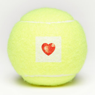 Pelotas De Tenis Campeonato Penn de Pasión con Logo del Corazón Roj