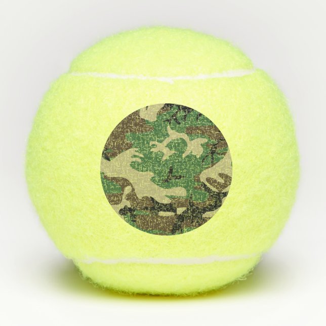 Pelotas De Tenis Camuflaje militar (Anverso)