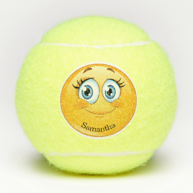 Pelotas De Tenis Cara (Anverso)
