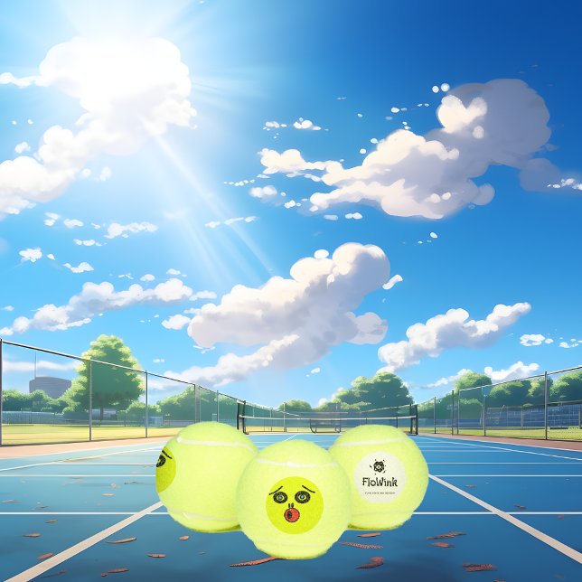 Pelotas De Tenis Cara divertida (Subido por el creador)