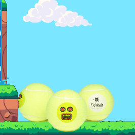 Pelotas De Tenis Cara divertida