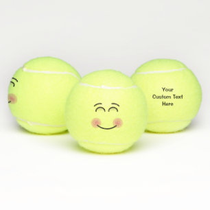 Pelotas De Tenis Cara sonriente con ojos sonrientes