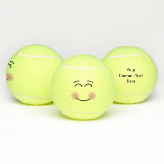 Pelotas De Tenis Cara sonriente con ojos sonrientes (Múltiples)