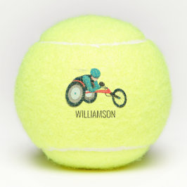 Pelotas De Tenis Carreras en silla de ruedas