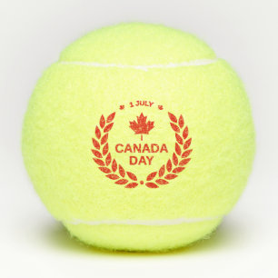 Pelotas De Tenis Cataratas de tenis Wreath del Día de Canadá
