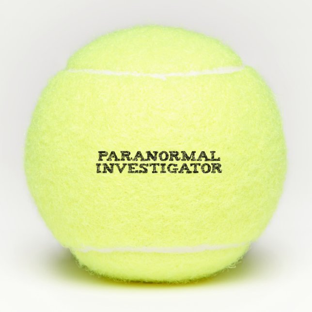 Pelotas De Tenis Caza fantasma de investigador paranormal (Anverso)