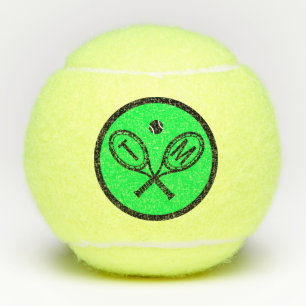 Pelotas De Tenis Chaquetas cruzadas iniciales monogramadas verdes