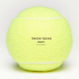 Pelotas De Tenis Chico de la fiesta de soltera del séquito del novi