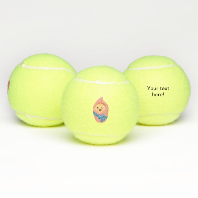 Pelotas De Tenis Cíclica de recién nacidos (Múltiples)