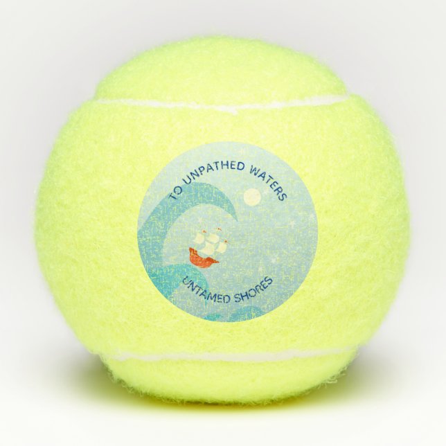 Pelotas De Tenis Cita de barco de vela (Anverso)