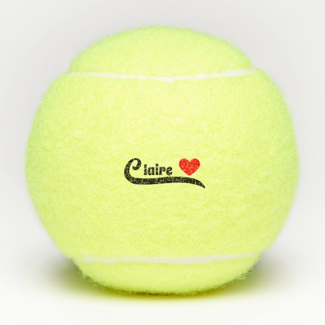 Pelotas De Tenis Claire (Anverso)