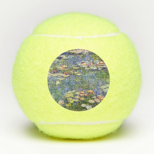 Pelotas De Tenis Claude Monet - Lilies de agua / Nympheas (Anverso)