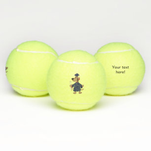 Pelotas De Tenis Clíparte de perros graduados