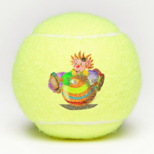 Pelotas De Tenis Clown Tennis Balls Circus