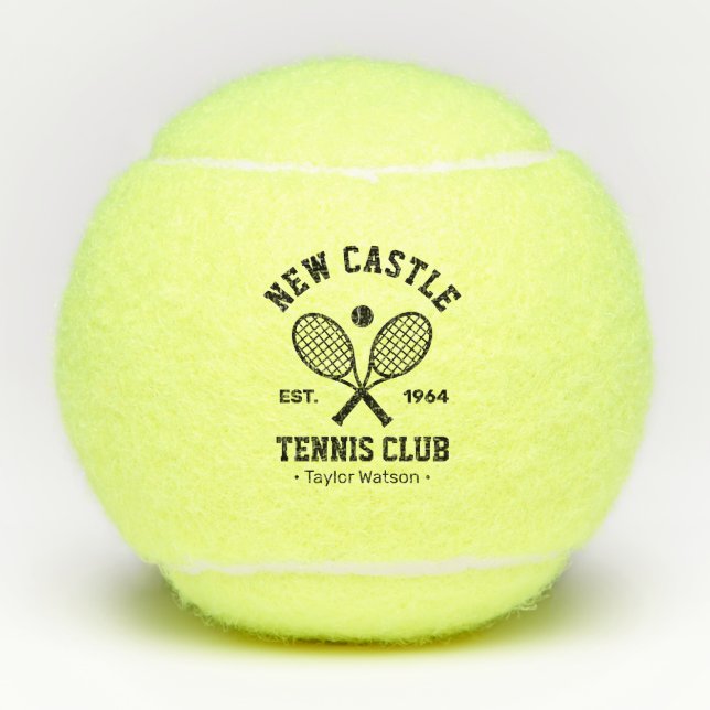 Pelotas De Tenis Club de tenis personalizado (Anverso)
