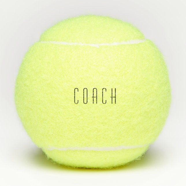 Pelotas De Tenis Coach (Anverso)