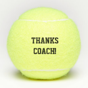 Pelotas De Tenis Coach de agradecimiento