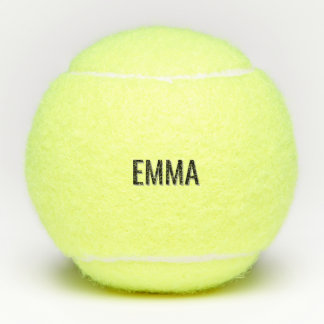 Pelotas De Tenis Color de nombre personalizado