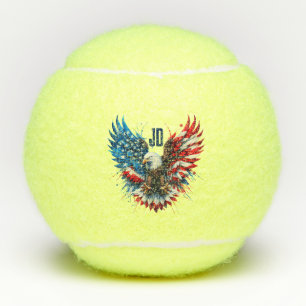 Pelotas De Tenis Colores Patrióticos Personalizados América Águila