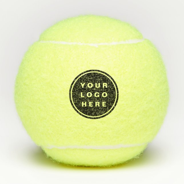 Pelotas De Tenis Compañía comercial promocional con logotipos de em (Anverso)