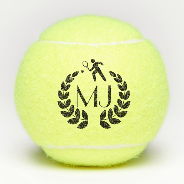 Pelotas de tenis con logotipo personalizado (Anverso)