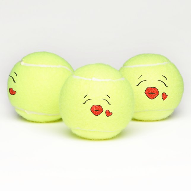 Pelotas De Tenis Corazón femenino (Múltiples)
