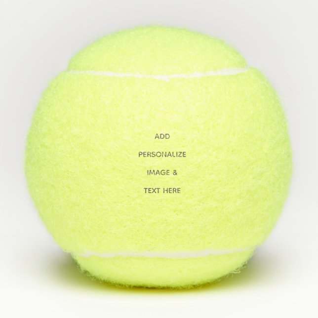 Pelotas De Tenis Crea lo tuyo   (Anverso)