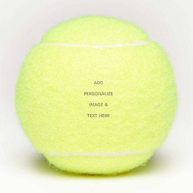 Pelotas De Tenis Crea tu propio blanco  (Anverso)