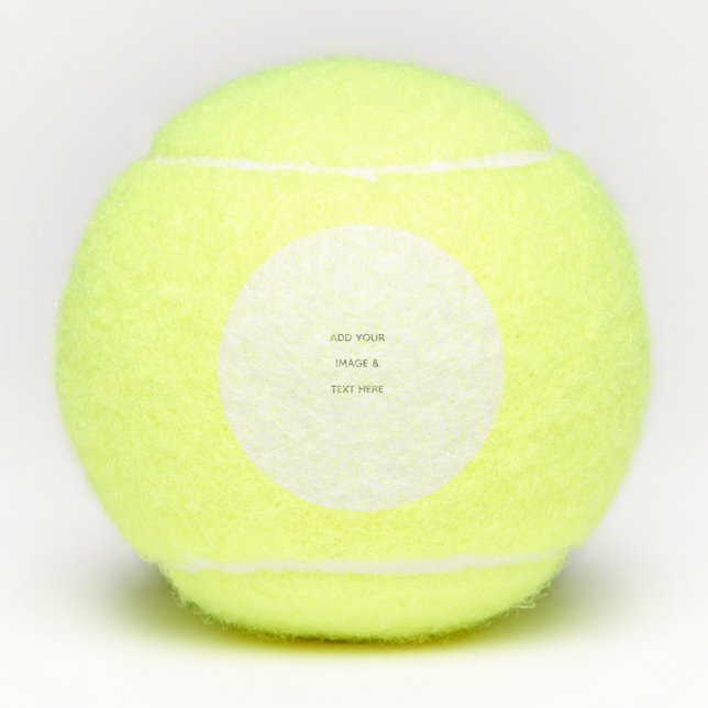 Pelotas De Tenis Crea tu propio blanco  (Anverso)