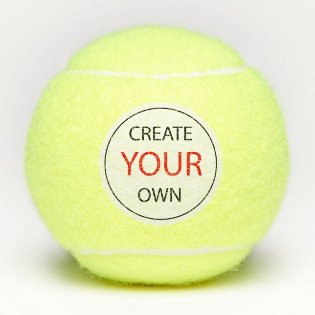 Pelotas De Tenis Crear el propio - Personalizado, de marca / Person (Anverso)