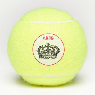 Pelotas De Tenis CROWN QUEEN NOMBRE PERSONALIZADO PISCINA DE tenis