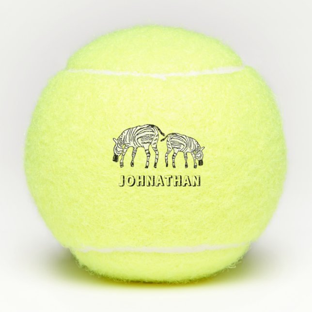 Pelotas De Tenis Cumpleaños feliz, fiesta de tenis en Kenia (Anverso)