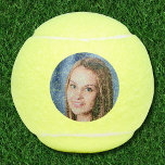 Pelotas De Tenis Custom Photo Personalized<br><div class="desc">Upload a photo, and easily create your personalized tennis balls. You can TRANSFER this DESIGN on other Zazzle products and adjust it to fit most of the Zazzle items. Standard Studio designs are made in high-resolution vector graphics for a professional print. Thank you for choosing our designs and stopping by...</div>