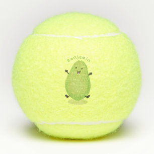 Pelotas De Tenis Cute kawaii papaya paw personalizado ilustracion