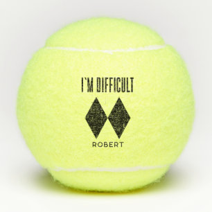 Pelotas De Tenis Cute Ski Love Keepsake Personalized