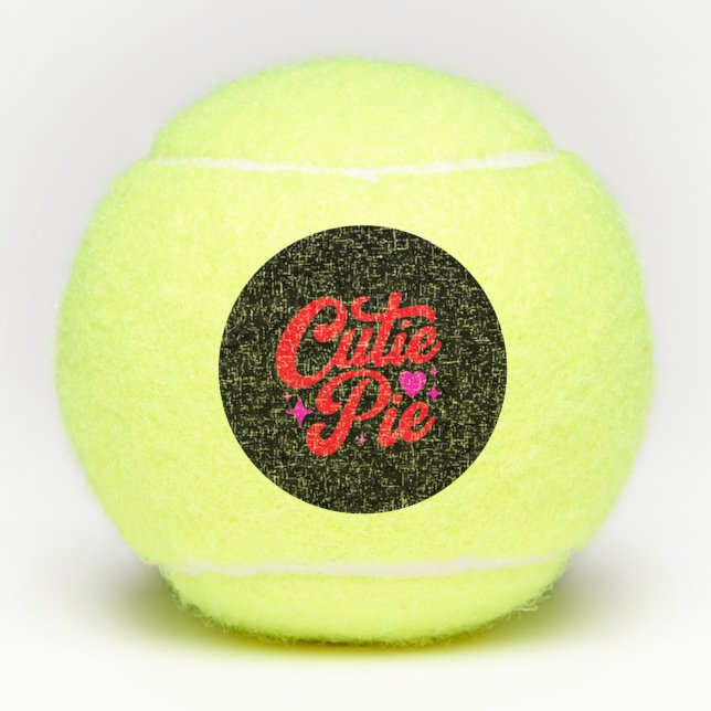 Pelotas De Tenis Cutie Pie (Anverso)