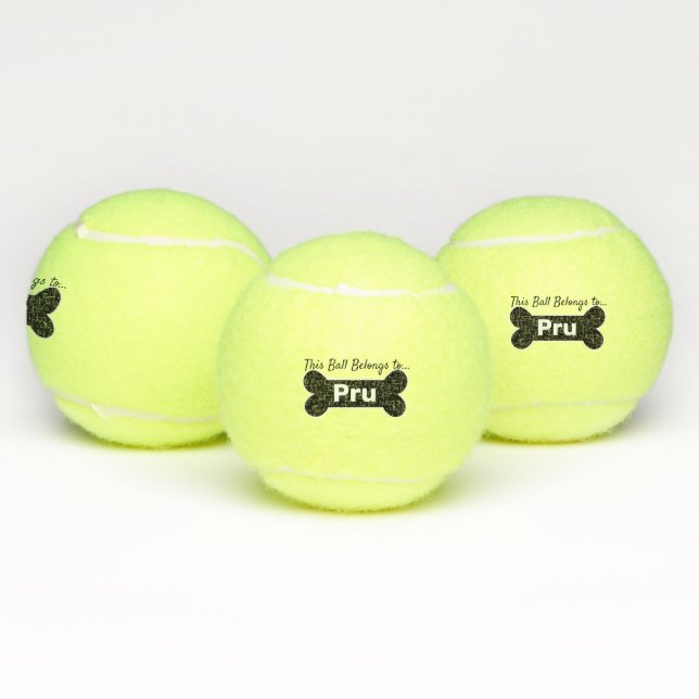 Pelotas de tenis de encargo del perro (Múltiples)