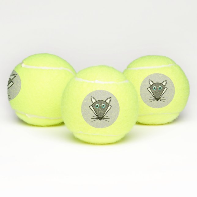 Pelotas de tenis de Lobo de Halloween (Múltiples)