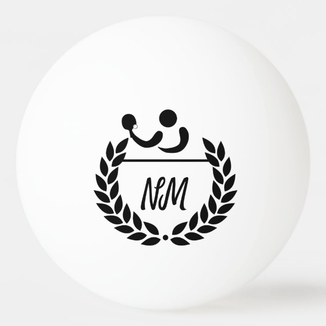 Pelotas de tenis de mesa personalizadas con logoti (Anverso)