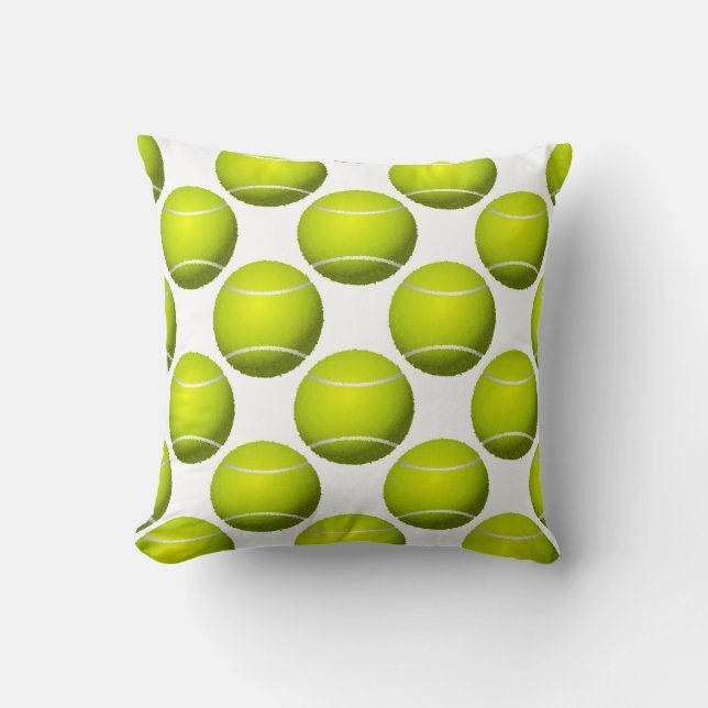 pelotas de tenis deportivas lanzar almohada (Anverso)