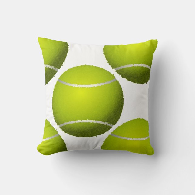 pelotas de tenis deportivas lanzar almohada (Anverso)