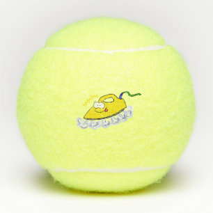 Pelotas De Tenis Dibujo divertido de plancha de hierro para ropa de