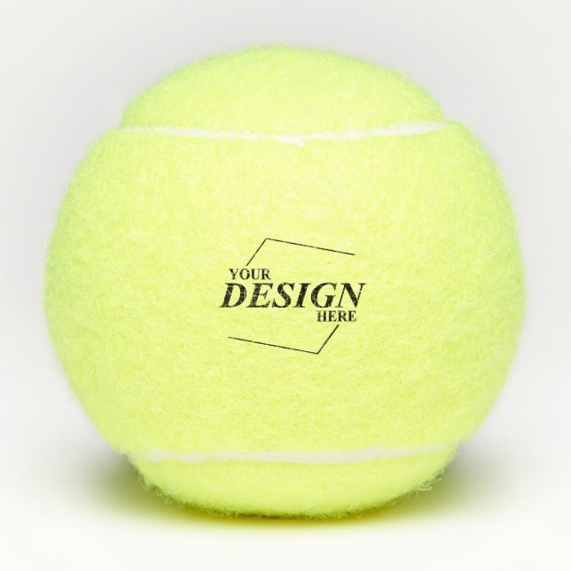 Pelotas De Tenis Diseño personalizado Crear una plantilla propia (Anverso)