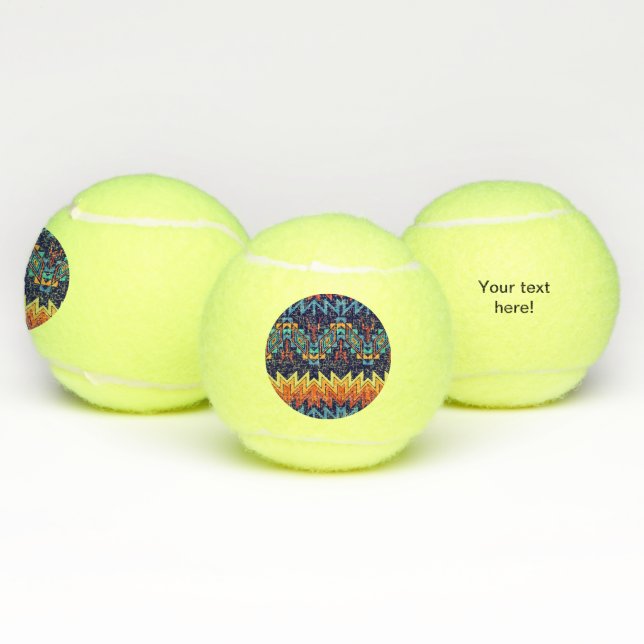 Pelotas De Tenis Diseño tribal abstracto (Múltiples)