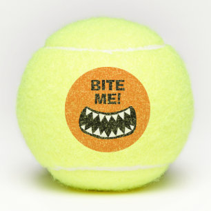 Pelotas de tenis divertidas personalizadas con die