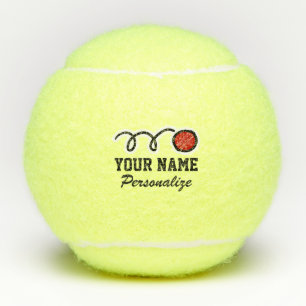 Pelotas De Tenis Divertido logo deportivo de personalizado de críq